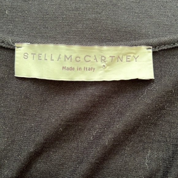 Stella McCartney Ruffled and Pleated Black Dress Size 40 - Picture 5 of 8